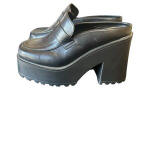Black Platform Loafers